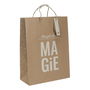 Party Time Bolsa de Regalo Kraft 28x12x37 cm Modelos Magie, You, Happy