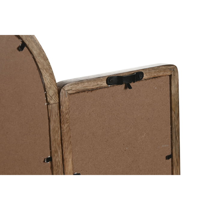 DKD Home Decor Marco Multifoto Mango y Cristal 55x47 cm, 6F, Natural