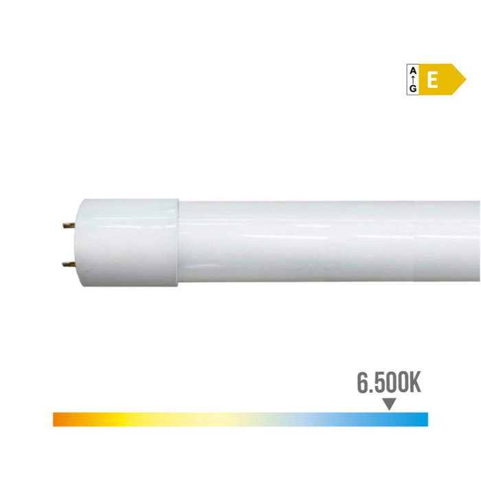 EDM Tubo LED T8 14W, 1550lm, Luz Fría 6500K, Ra80, Clase E, ø26x900mm, Incluye Cebador LED, 220-240V, 72 LEDs, Flujo 360° EDM Tubo LED T8 14W, 1550lm, Luz Fría 6500K, Ra80, Clase E, ø26x900mm, Incluye Cebador LED, 220-240V, 72 LEDs, Flujo 360°