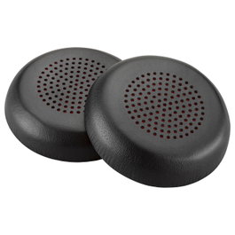 Poly HP Almohadillas de cuero sintético para Voyager Focus 2, Negro (2 unidades)