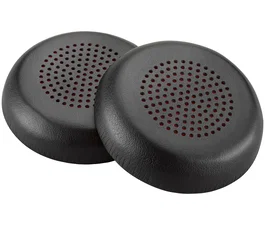 Poly HP Almohadillas de cuero sintético para Voyager Focus 2, Negro (2 unidades)