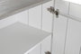 DKD Home Decor Buffet de Mango y Metal Blanco y Dorado