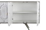 DKD Home Decor Buffet de Mango y Metal Blanco y Dorado