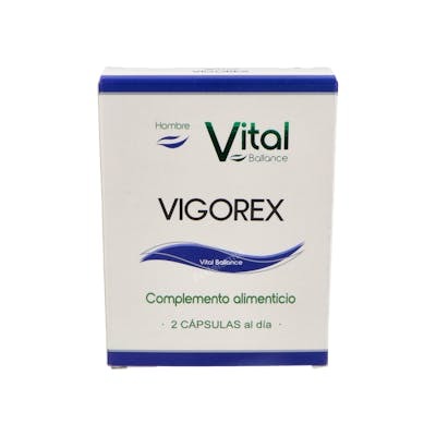 VITAL BALLANCE Vigorex 60 Cápsulas Fenogreco Maca Andina Tribulus L-Arginina VITAL BALLANCE Vigorex 60 Cápsulas Fenogreco Maca Andina Tribulus L-Arginina