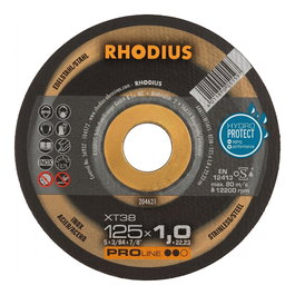 Rhodius Schleifwerkzeuge RHOD 204621 XT Trennscheiben XT 38 125x1,0x22,23