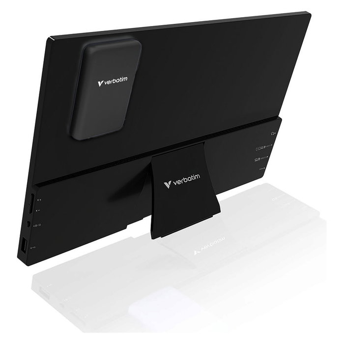 Verbatim Monitor portátil táctil 13,3 WUXGA con Power Bank 5000mAh Negro Verbatim Monitor portátil táctil 13,3 WUXGA con Power Bank 5000mAh Negro