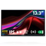 Verbatim Monitor Portátil 13,3 WUXGA Pantalla Táctil Negro con Power Bank 5000mAh
