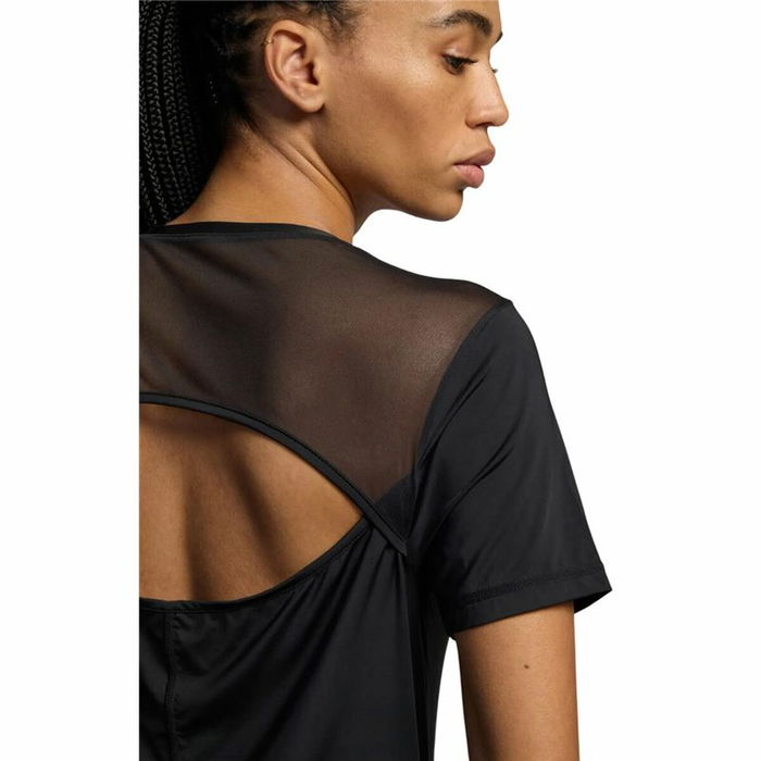 Camiseta de Manga Corta Mujer Champion Champion Negro