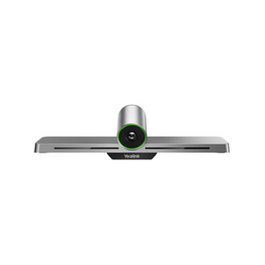 Yealink VC200 Sistema de Videoconferencia Full HD 1080p, Cámara 8 MP, 4x Zoom Digital, WiFi Doble Banda, Bluetooth, Microfono Integrado, Plata/Azul