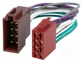 4CARMEDIA Conector de coche ISO con 8 pines
