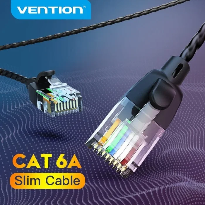 Vention Cable de Red RJ45 UTP Cat.6A 50cm Negro