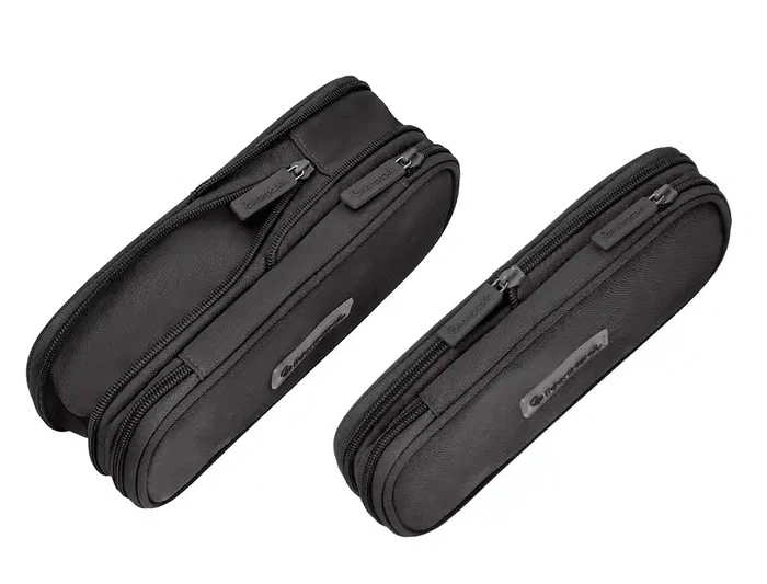 Liderpapel Estuche Portatodo Color Pop con Doble Cremallera y Compartimento Extensible Negro 230x60 mm Liderpapel Estuche Portatodo Color Pop con Doble Cremallera y Compartimento Extensible Negro 230x60 mm