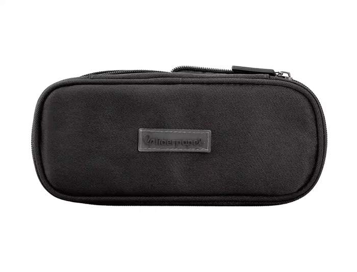 Liderpapel Estuche Portatodo Color Pop con Doble Cremallera y Compartimento Extensible Negro 230x60 mm Liderpapel Estuche Portatodo Color Pop con Doble Cremallera y Compartimento Extensible Negro 230x60 mm