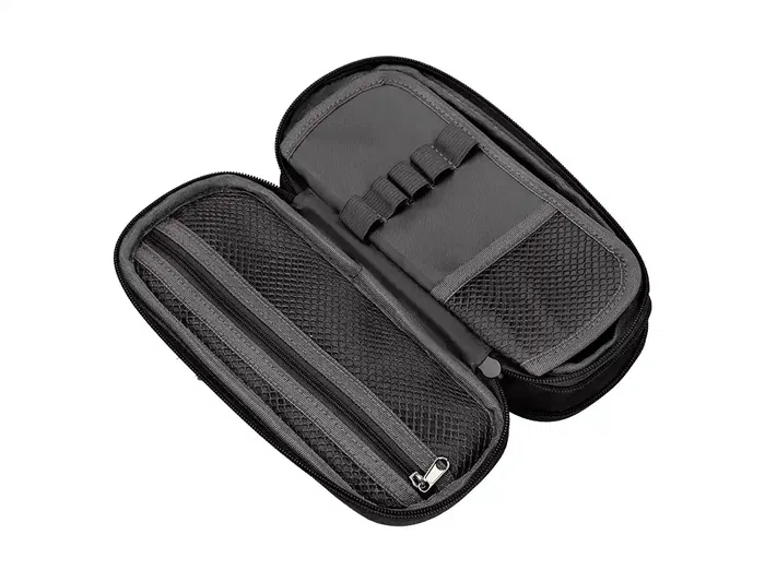 Liderpapel Estuche Portatodo Color Pop con Doble Cremallera y Compartimento Extensible Negro 230x60 mm Liderpapel Estuche Portatodo Color Pop con Doble Cremallera y Compartimento Extensible Negro 230x60 mm