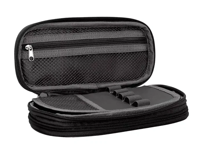 Liderpapel Estuche Portatodo Color Pop con Doble Cremallera y Compartimento Extensible Negro 230x60 mm Liderpapel Estuche Portatodo Color Pop con Doble Cremallera y Compartimento Extensible Negro 230x60 mm