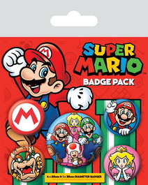 Super Mario Pack 5 Chapas