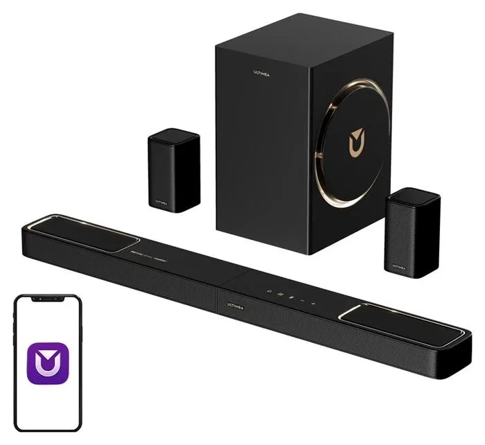 Ultimea Skywave F40 BOOM Barra de Sonido 5.1.2 Dolby Atmos HDMI USB Bluetooth 460W
