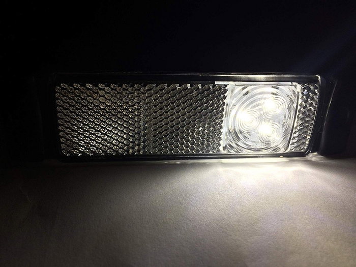 M-Tech Luz de Gálibo Horpol Led HOR41 LD127 12-24 V ECE Blanco