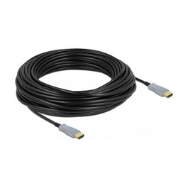 DeLOCK Cable HDMI Óptico Activo 4K 60 Hz 25 m Negro