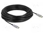 DeLOCK Cable HDMI Óptico Activo 4K 60 Hz 25 m Negro