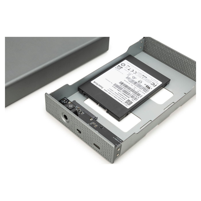 Digitus DA-71106-1 Caja para disco duro de aluminio 3,5 pulg. SATA USB 3.0