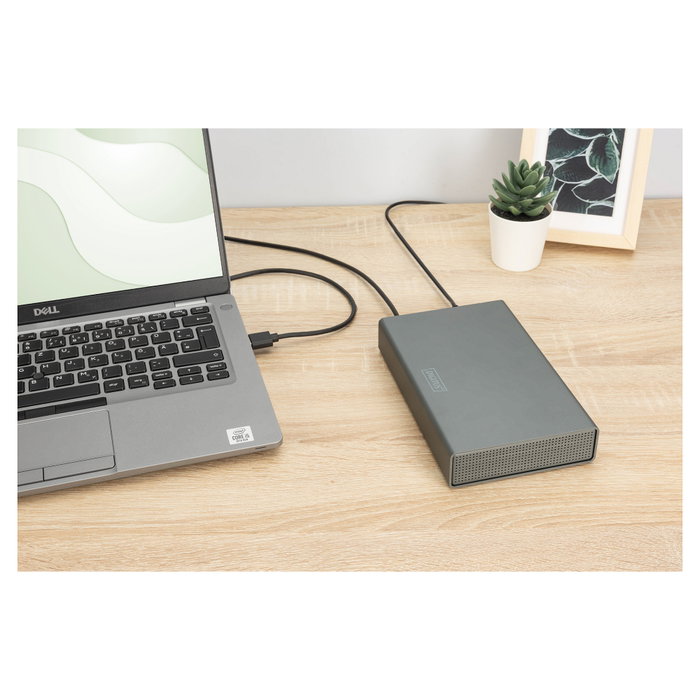Digitus DA-71106-1 Caja para disco duro de aluminio 3,5 pulg. SATA USB 3.0