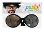 Gafas de Mosca Negras Retro con Efecto Metálico