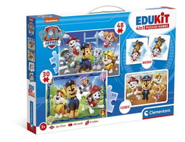 Clementoni Puzzle Edukit 4 en 1 Paw Patrol Rompecabezas para Niños +3 Años