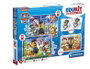 Clementoni Puzzle Edukit 4 en 1 Paw Patrol Rompecabezas para Niños +3 Años