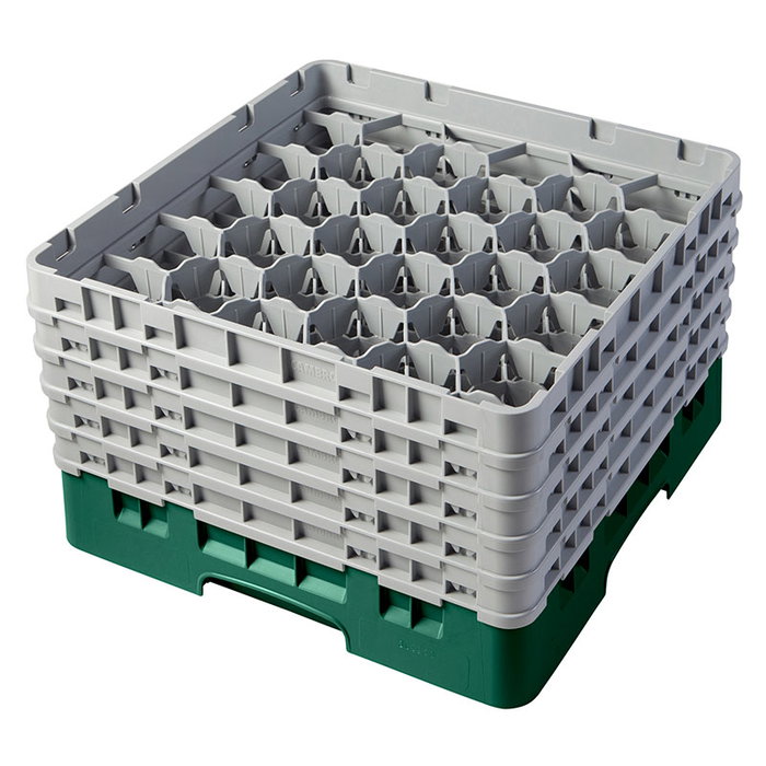 CAMBRO Cesta de lavado 30 comp. 5 alturas Verde sherwood CAMBRO Cesta de lavado 30 comp. 5 alturas Verde sherwood