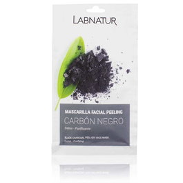 LABNATUR BIO Pack Mascarilla Facial Peeling Carbon Negro 24x10ml