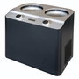 Unold Doppio Máquina de helados con compresor 2,4 L Negro y Acero inoxidable