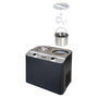 Unold Doppio Nero Eismaschine Compresor Helados 2,4 L Negro Acero Inoxidable, 250W