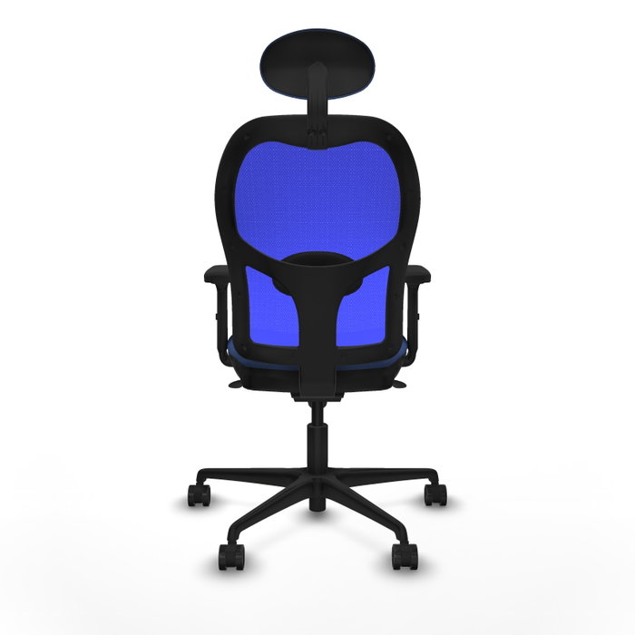 PIQUERAS Y CRESPO Silla de oficina Jorquera con mecanismo Sincro, Azul PIQUERAS Y CRESPO Silla de oficina Jorquera con mecanismo Sincro, Azul