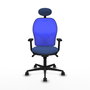 PIQUERAS Y CRESPO Silla de oficina Jorquera con mecanismo Sincro, Azul