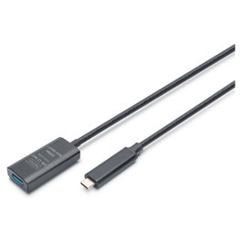 Digitus Cable de extensión USB-C a USB-A DA-73113 de 5 m, 10 Gbit/s