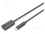 Digitus Cable de extensión USB-C a USB-A DA-73113 de 5 m, 10 Gbit/s