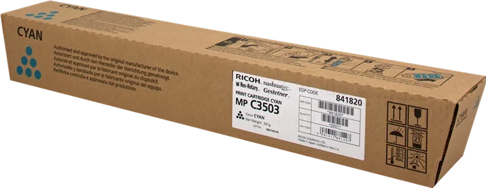Ricoh Cartucho de Tóner 841820 Cian para Aficio MP C3503/C3003