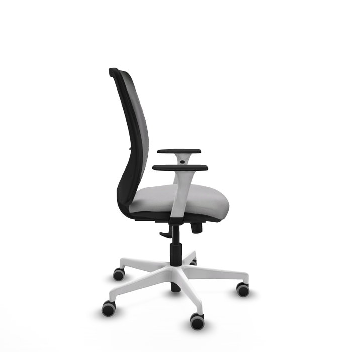 PIQUERAS Y CRESPO Silla de oficina Zulema con mecanismo Sincro, Gris claro y Negro PIQUERAS Y CRESPO Silla de oficina Zulema con mecanismo Sincro, Gris claro y Negro