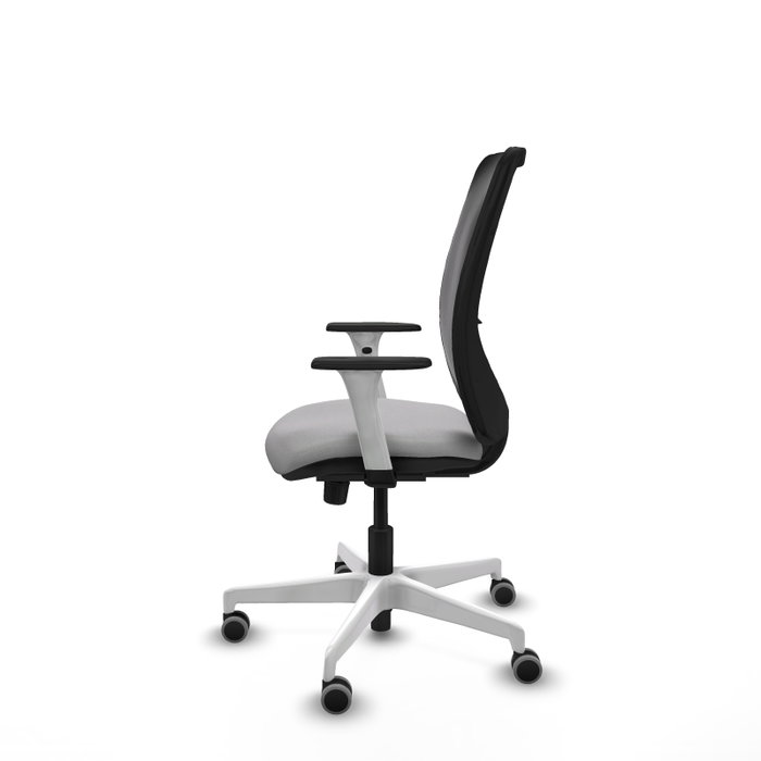 PIQUERAS Y CRESPO Silla de oficina Zulema con mecanismo Sincro, Gris claro y Negro PIQUERAS Y CRESPO Silla de oficina Zulema con mecanismo Sincro, Gris claro y Negro