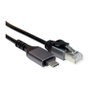 VALUE 12.99.1165-10 Cable Convertidor USB 3.2 Gen 2 Type C a RJ-45 Gigabit Ethernet, 1 m, Negro