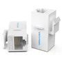 Vention Adaptador conector RJ45 VDD-B07-W Cat5e Blanco