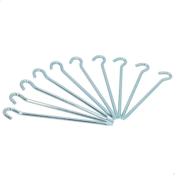 Piquetas para camping Aktive (24 Unidades) 10 Piezas 160 mm Ø 5 mm Piquetas para camping Aktive (24 Unidades) 10 Piezas 160 mm Ø 5 mm