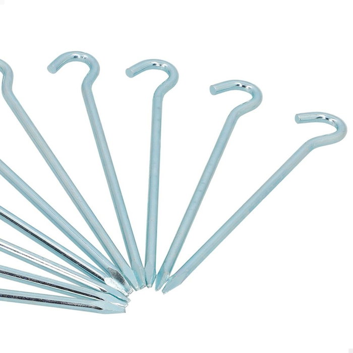 Piquetas para camping Aktive (24 Unidades) 10 Piezas 160 mm Ø 5 mm Piquetas para camping Aktive (24 Unidades) 10 Piezas 160 mm Ø 5 mm