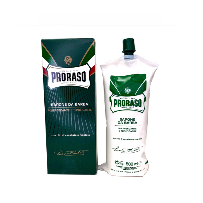 Proraso Crema de Afeitado Profesional Eucalipto-Mentol 500 ml