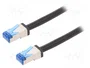 LogiLink CQ7073S Cable de patch Cat6a S/FTP 5m Exterior Negro