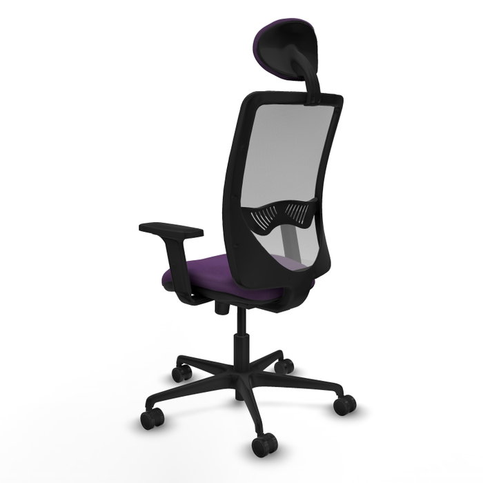 PIQUERAS Y CRESPO Silla de oficina Zulema con mecanismo Sincro, Morado y Gris PIQUERAS Y CRESPO Silla de oficina Zulema con mecanismo Sincro, Morado y Gris