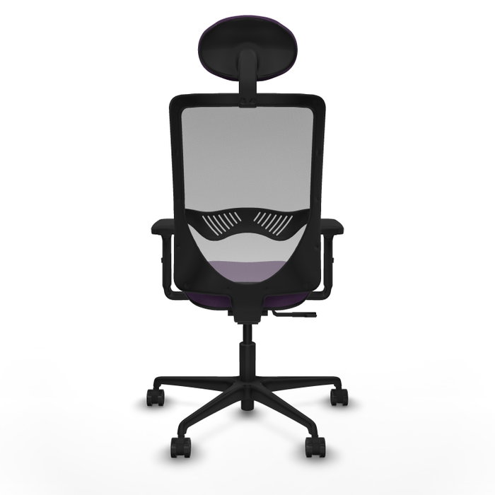 PIQUERAS Y CRESPO Silla de oficina Zulema con mecanismo Sincro, Morado y Gris PIQUERAS Y CRESPO Silla de oficina Zulema con mecanismo Sincro, Morado y Gris