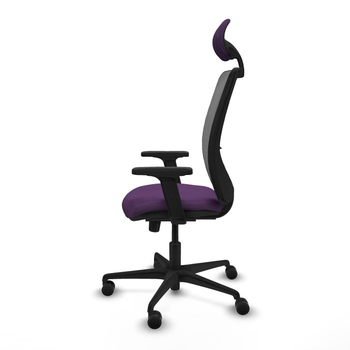 PIQUERAS Y CRESPO Silla de oficina Zulema con mecanismo Sincro, Morado y Gris PIQUERAS Y CRESPO Silla de oficina Zulema con mecanismo Sincro, Morado y Gris