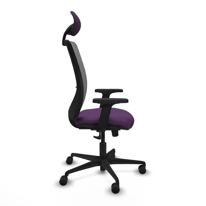 PIQUERAS Y CRESPO Silla de oficina Zulema con mecanismo Sincro, Morado y Gris PIQUERAS Y CRESPO Silla de oficina Zulema con mecanismo Sincro, Morado y Gris